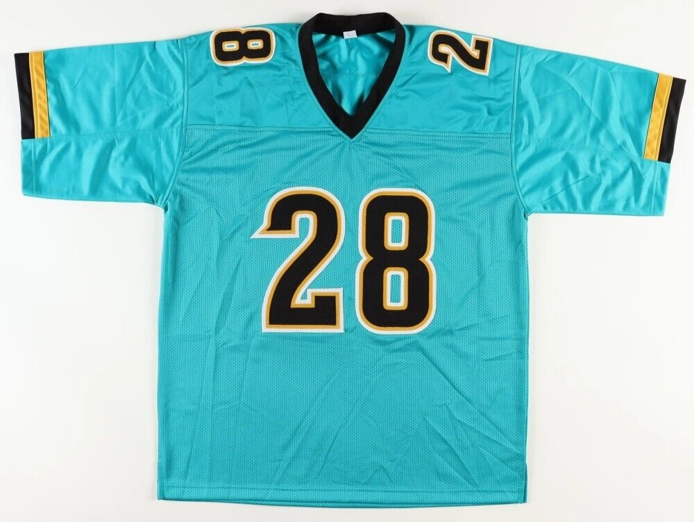 Fred Taylor Signed Jaguars Jersey (JSA) Jacksonville All Pro R.B. 1998??008