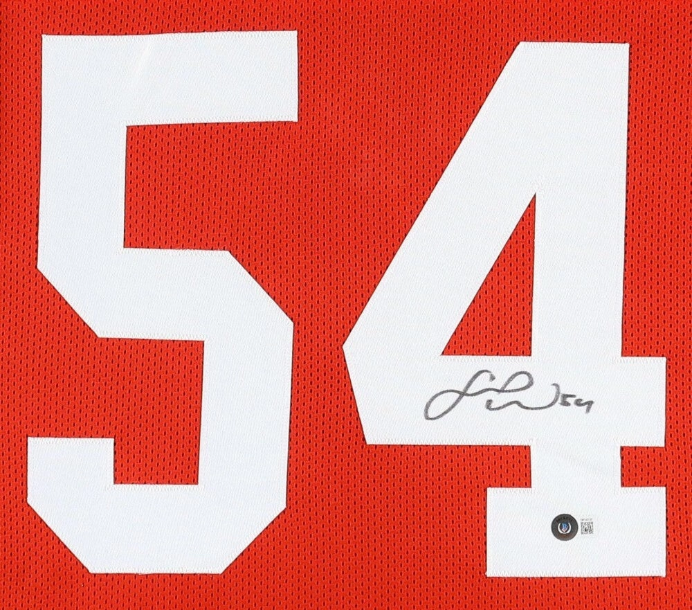 Fred Warner Signed San Francisco 49ers 35x43 Framed Jersey (Beckett) All Pro LB