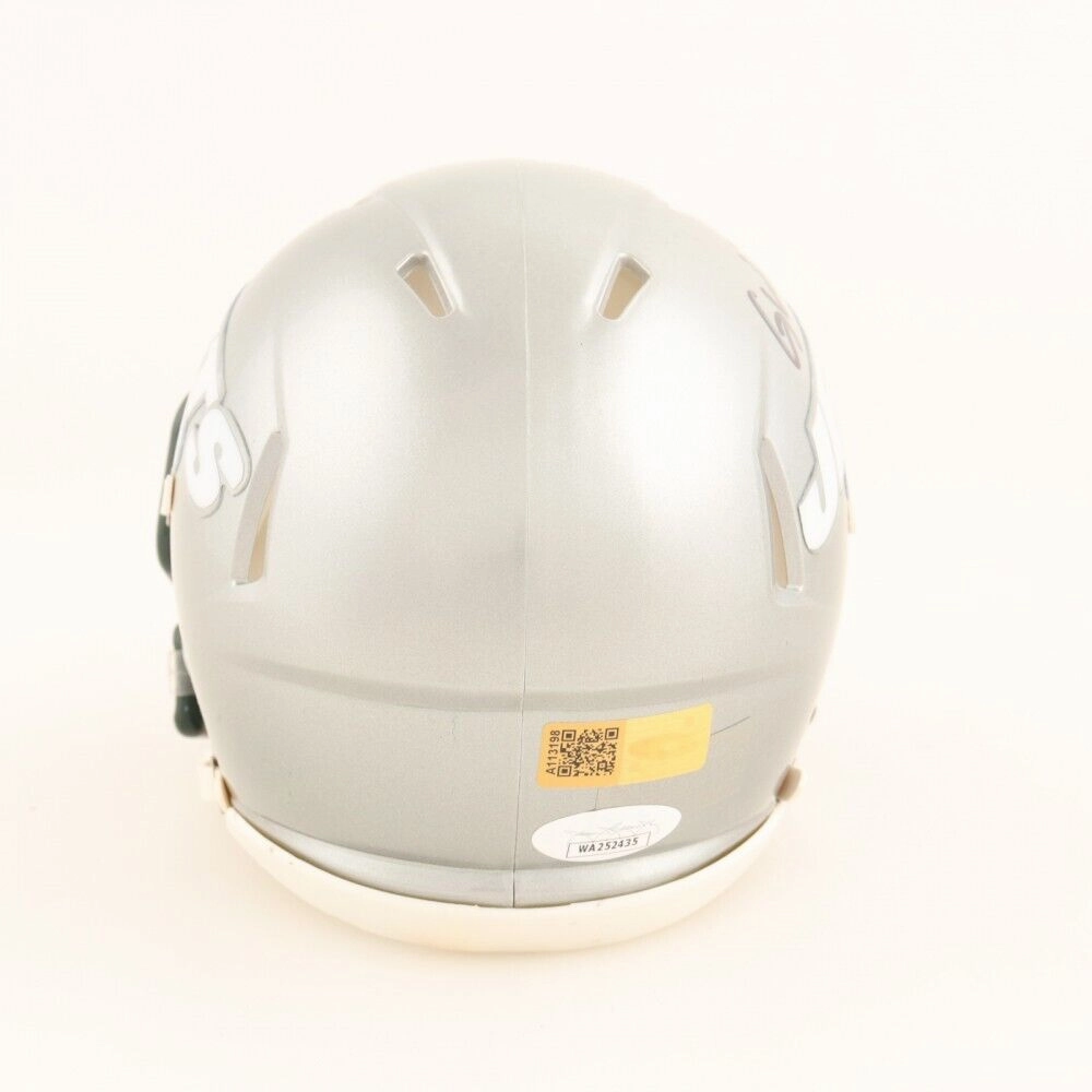 Garrett Wilson Signed New York Jets Speed Mini Helmet (JSA COA) #10 Overall Pick
