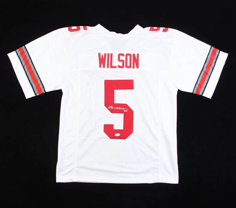 Garrett Wilson Signed Ohio State Buckeyes Jersey (Beckett) N.Y. Jets Receiver