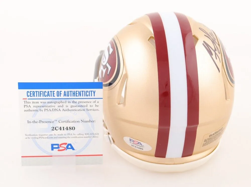 Garrison Hearst Signed San Francisco 49ers Mini Helmet (PSA COA) 2xPro Bowl R.B