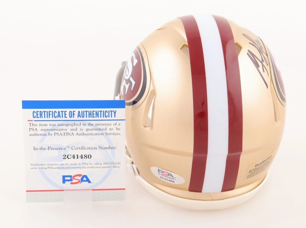 Garrison Hearst Signed San Francisco 49ers Mini Helmet (PSA COA) 2xPro Bowl R.B
