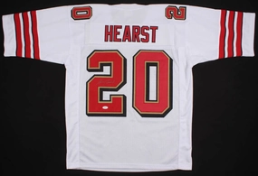 Garrison Hearst Signed San Francisco 49ers White Jersey (JSA COA) 2xPro Bowl RB