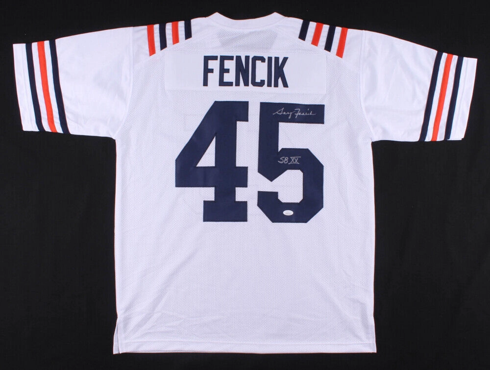 Gary Fencik Signed Chicago Bears Jersey Inscribed SBXX (JSA Holo) 2xPro Bowl DB