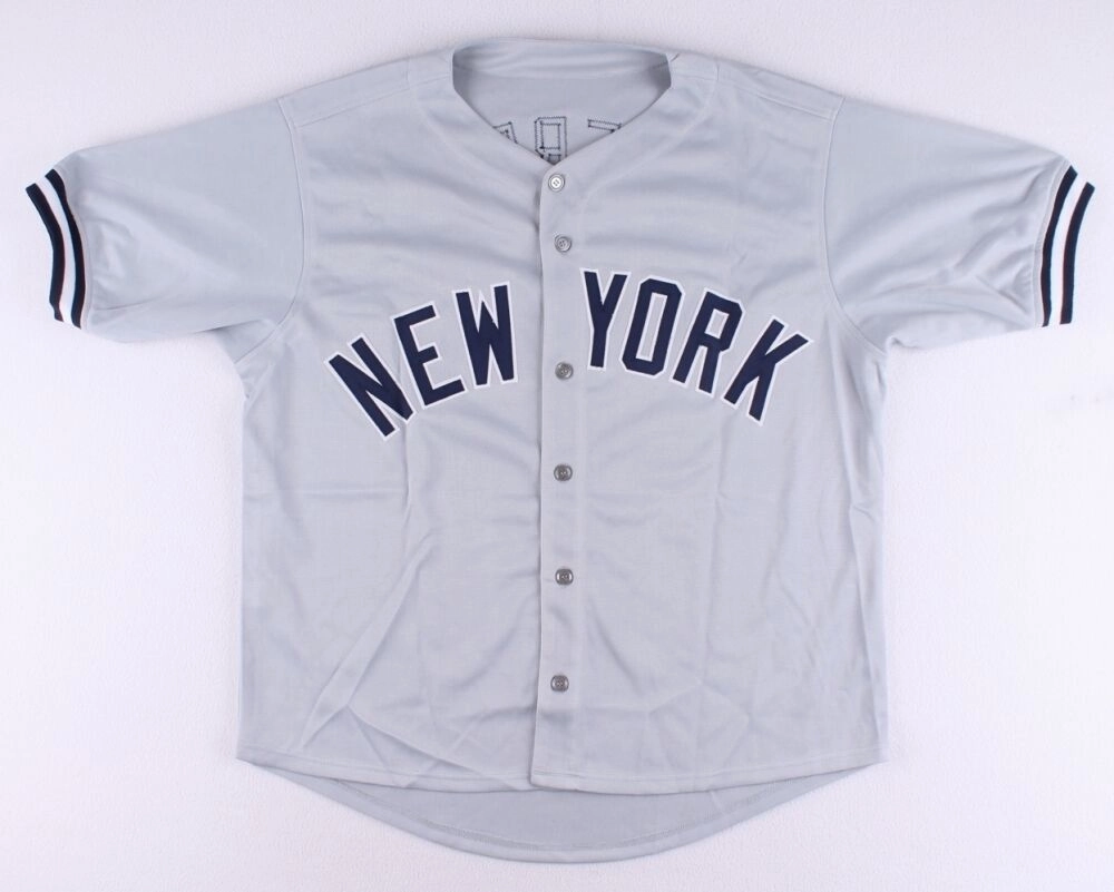 Gaylord Perry Signed New York Yankees Jersey Inscribed "HOF 91" (Schwartz COA)