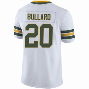 GB.Packers #20 Bullard White Game Jersey Stitched American Football Jerseys