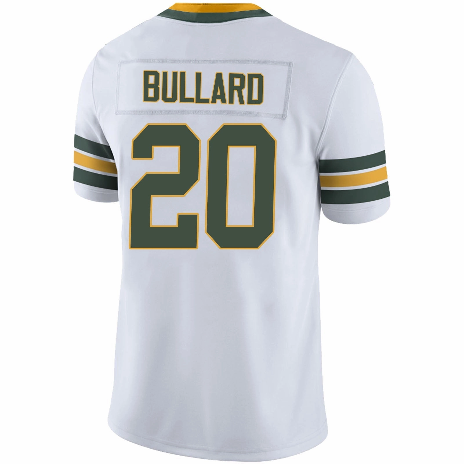 GB.Packers #20 Bullard White Game Jersey Stitched American Football Jerseys