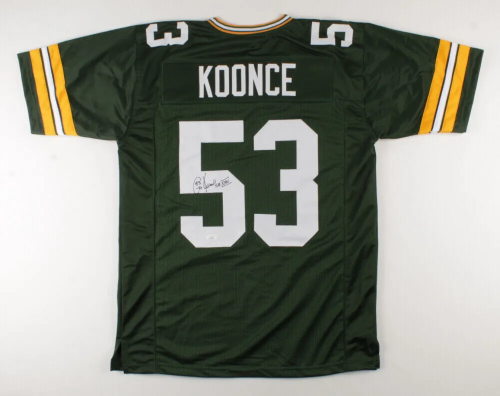 George Koonce Signed Green Bay Packers Jersey Inscribed SBXXXI Champs! (JSA COA)