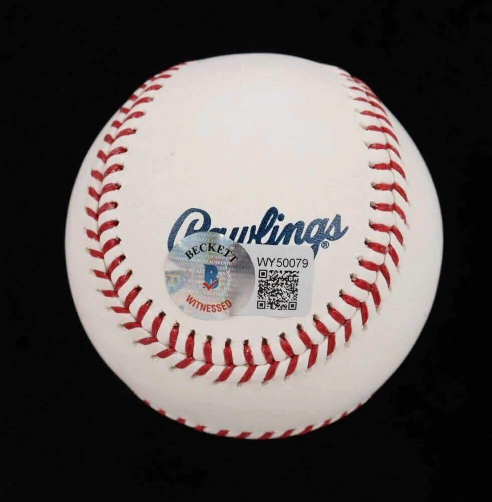 Goose Gossage Signed Hall of Fame Baseball (Beckett) Speak your Mind Goose !!