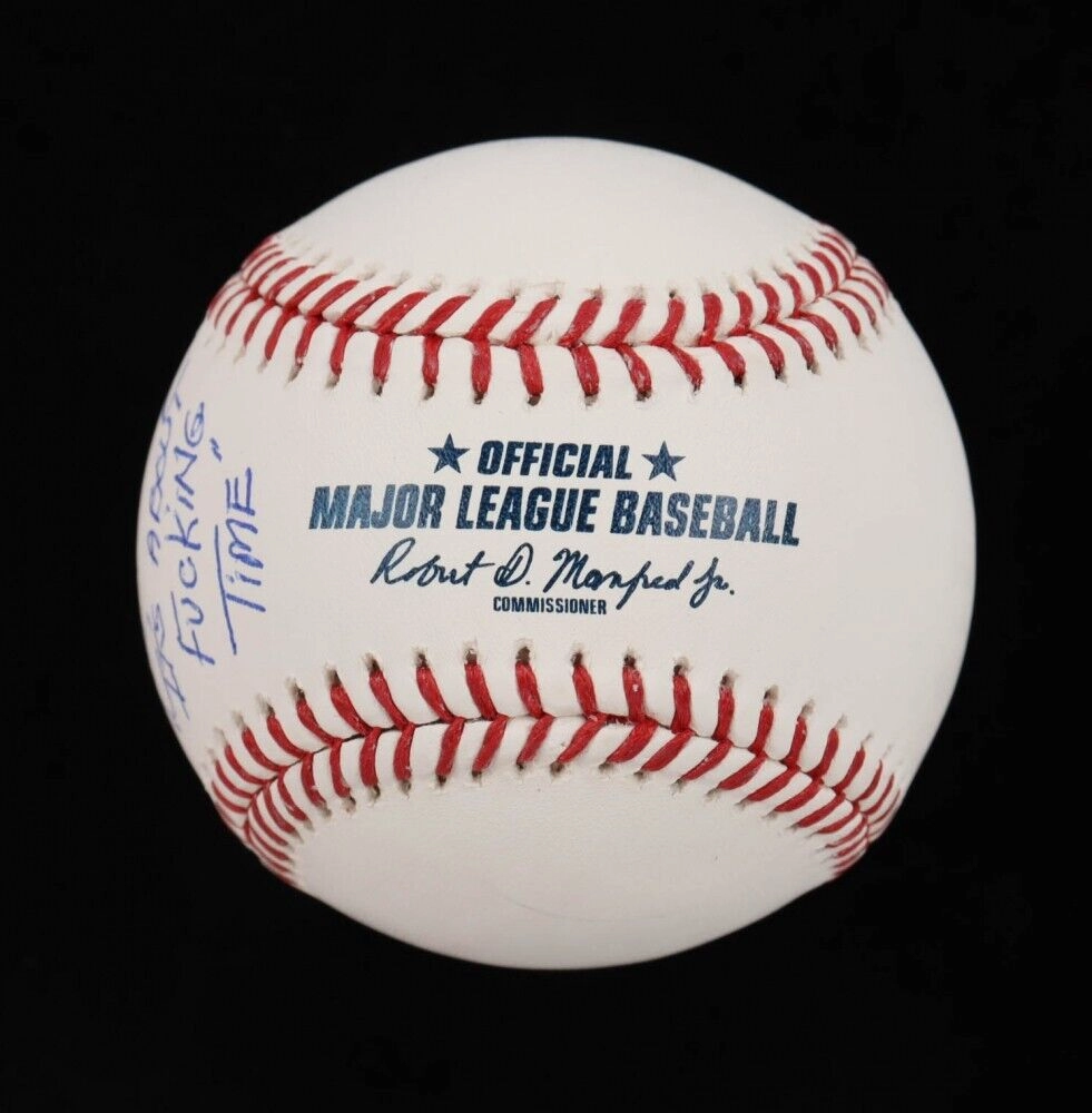 Goose Gossage Signed Hall of Fame Baseball (Beckett) Speak your Mind Goose !!