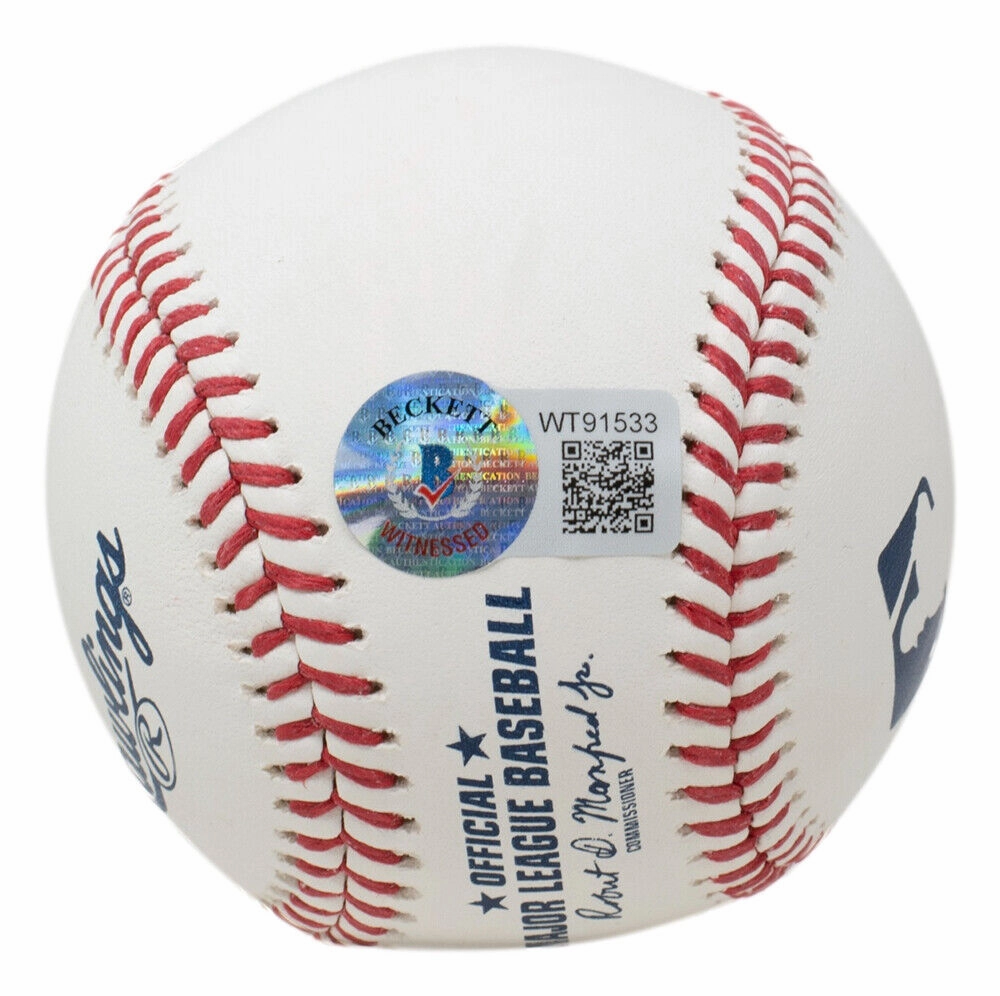 Goose Gossage Signed New York Yankees Baseball Inscrbd "F*** Manfred!" (Beckett)