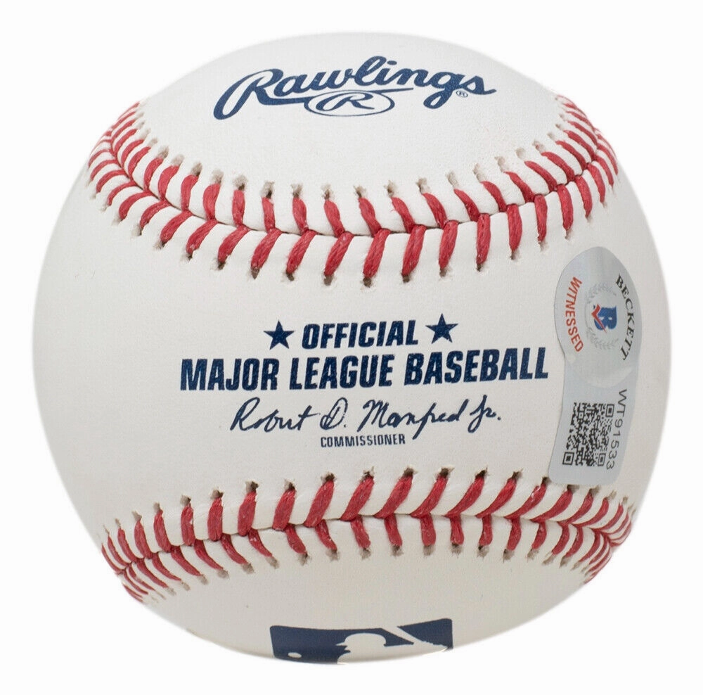 Goose Gossage Signed New York Yankees Baseball Inscrbd "F*** Manfred!" (Beckett)
