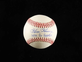 Goose Gossage Signed OML HOF Baseball "Let's Go Brandon" Beckett