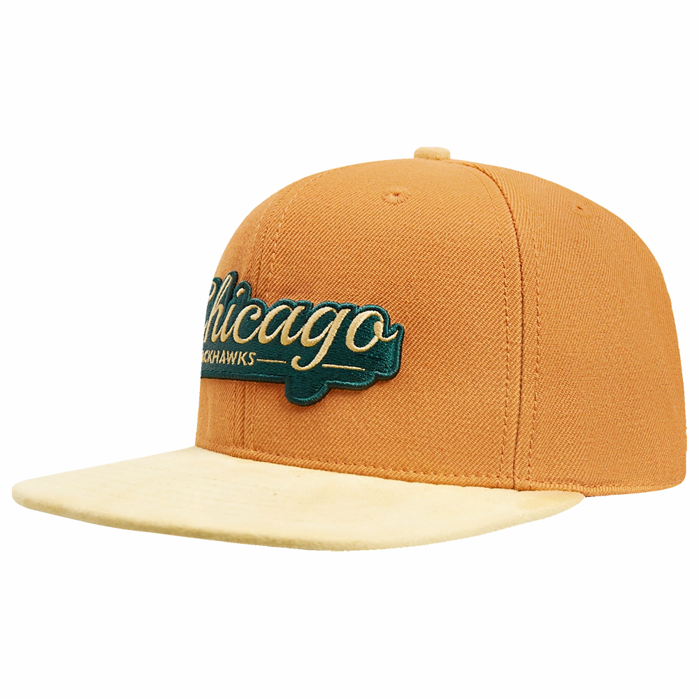 GORRA SNAPBACK NHL CHICAGO BLACKHAWKS BUTTER SUEDE