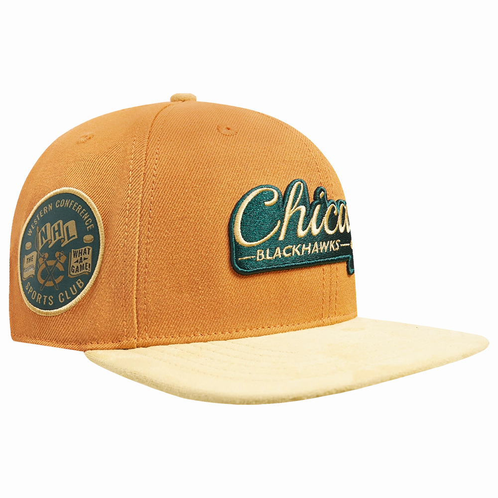 GORRA SNAPBACK NHL CHICAGO BLACKHAWKS BUTTER SUEDE