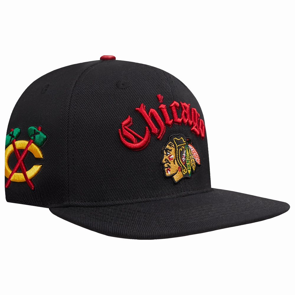 GORRA SNAPBACK NHL CHICAGO BLACKHAWKS OLD ENGLISH