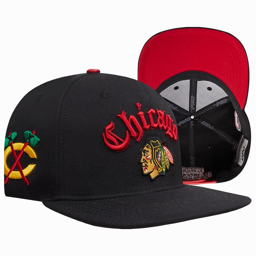 GORRA SNAPBACK NHL CHICAGO BLACKHAWKS OLD ENGLISH