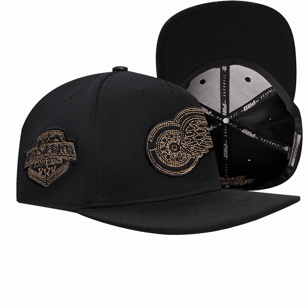 GORRA SNAPBACK NHL DETROIT RED WINGS BLACK&GOLD