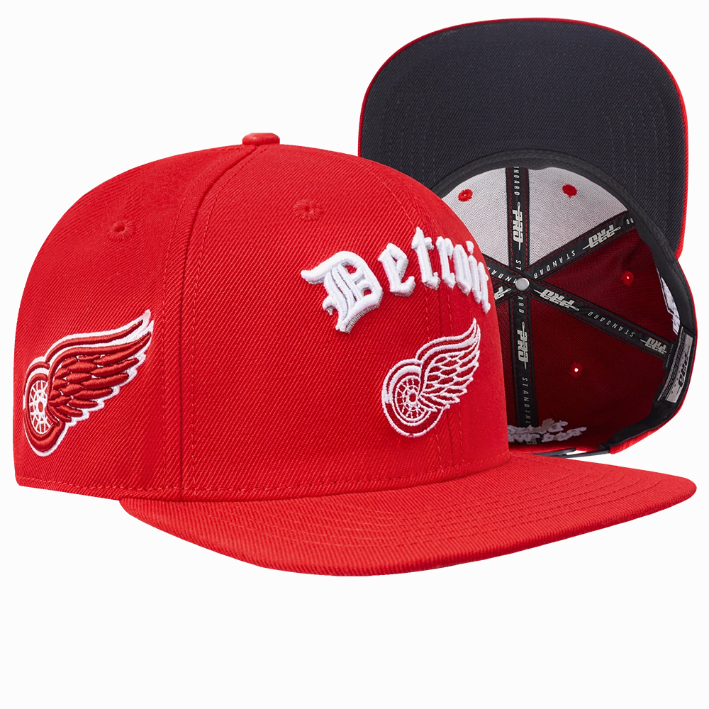 GORRA SNAPBACK NHL DETROIT RED WINGS OLD ENGLISH