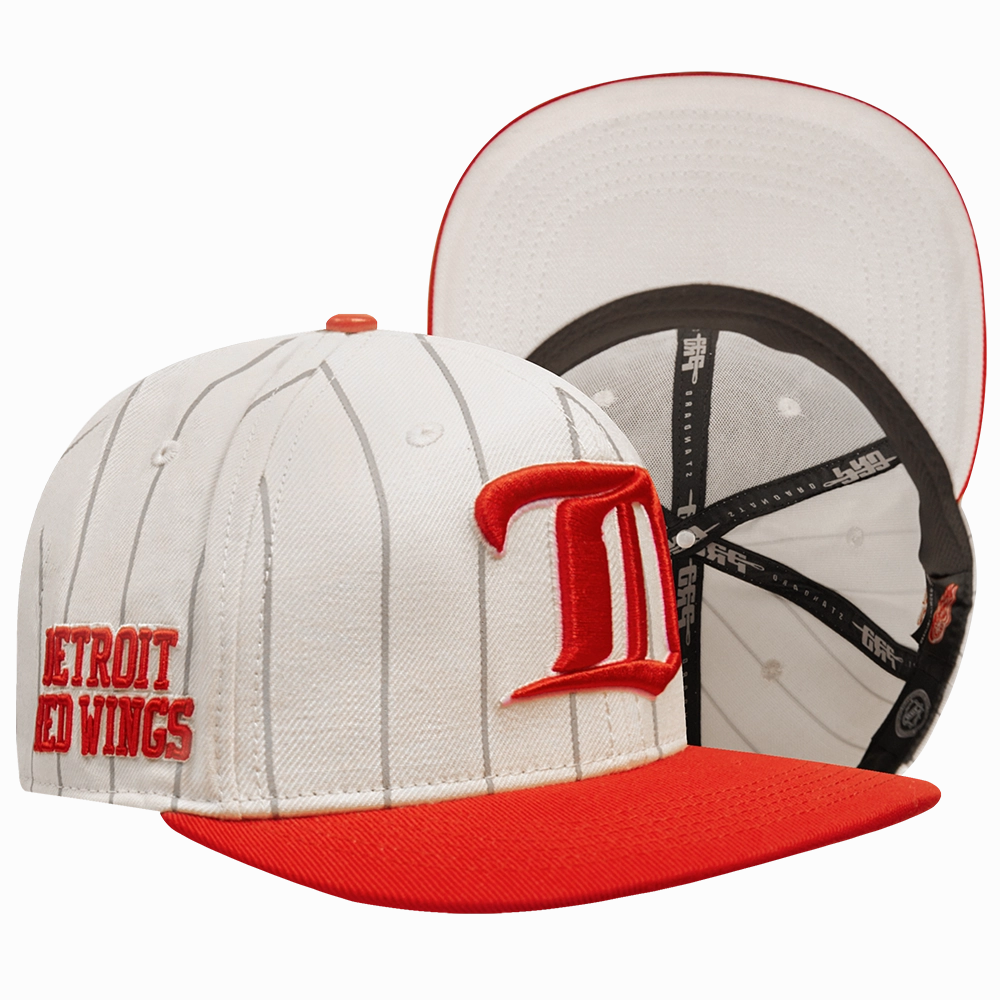 GORRA SNAPBACK NHL DETROIT RED WINGS PINSTRIPE RETRO CLASSIC