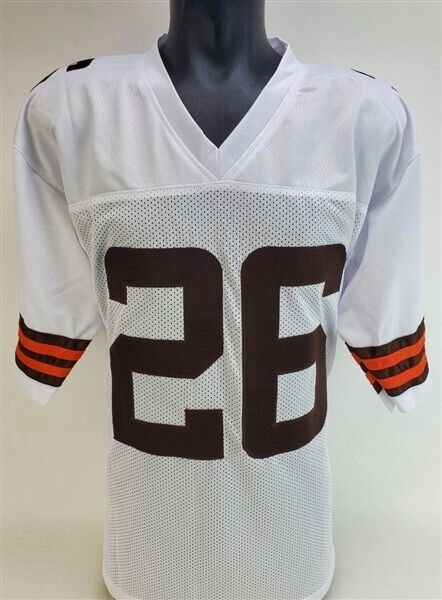 Greedy Williams Signed Cleveland Browns Jersey (Beckett) 2019 2nd Rnd Pck LSU DB