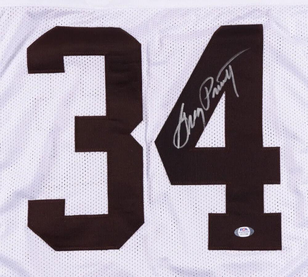 Greg Pruitt Signed Cleveland Jersey (PSA COA) Browns #1 Running Back (19731981)