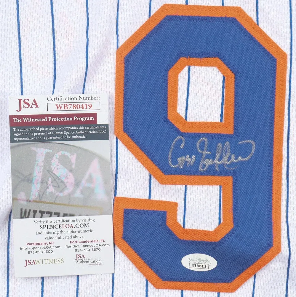 Gregg Jefferies Signed Mets Jersey (JSA COA) New York 2xAll Star 2nd Baseman