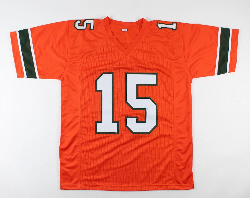 Gregory Rousseau Signed Miami Hurricanes Jersey (JSA COA) 2019 15.5 Sacks Canes