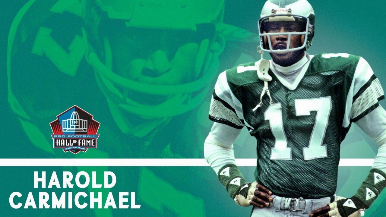 Harold Carmichael Signed Philadelphia Eagles Jersey (Beckett) 2020 Hall of Famer