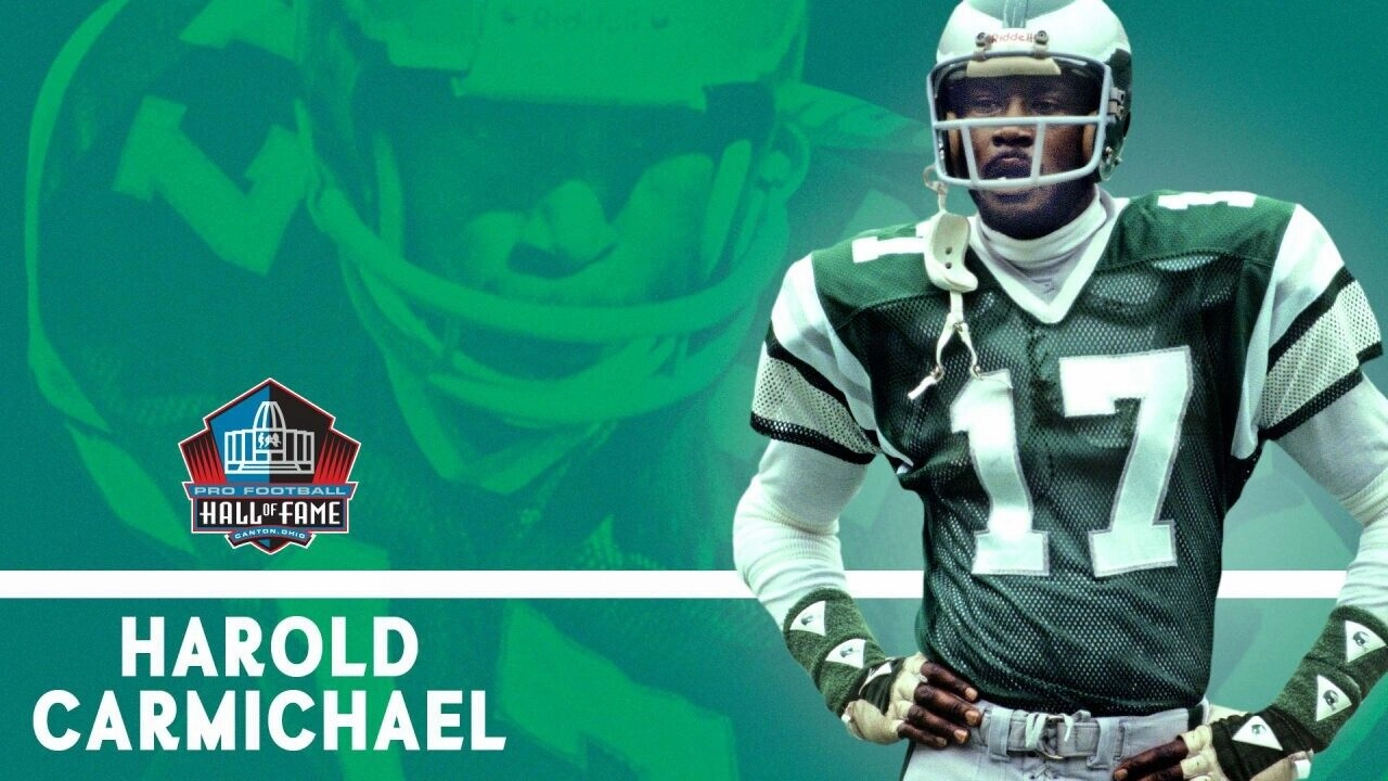 Harold Carmichael Signed Philadelphia Eagles Jersey (Beckett) 2020 Hall of Famer