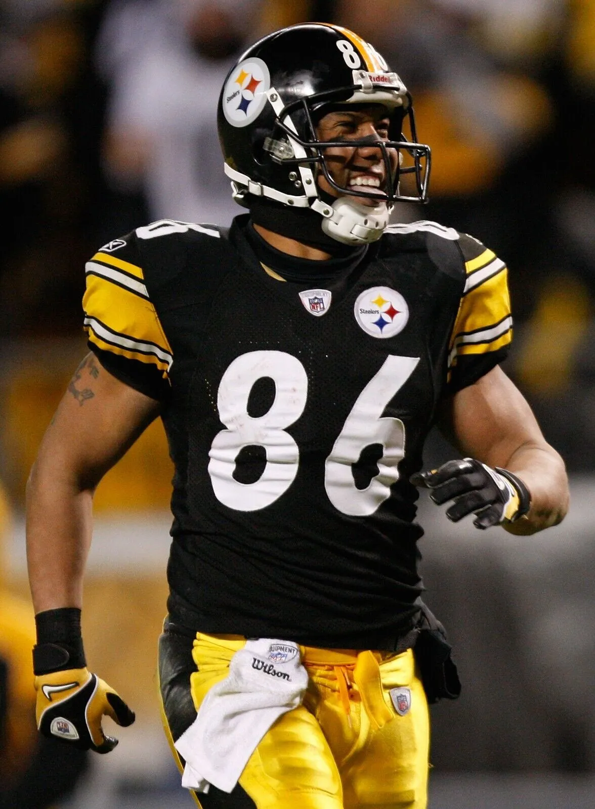 Hines Ward Signed Pittsburgh Steelers Jersey (Beckett COA)  2Super Bowl Champ