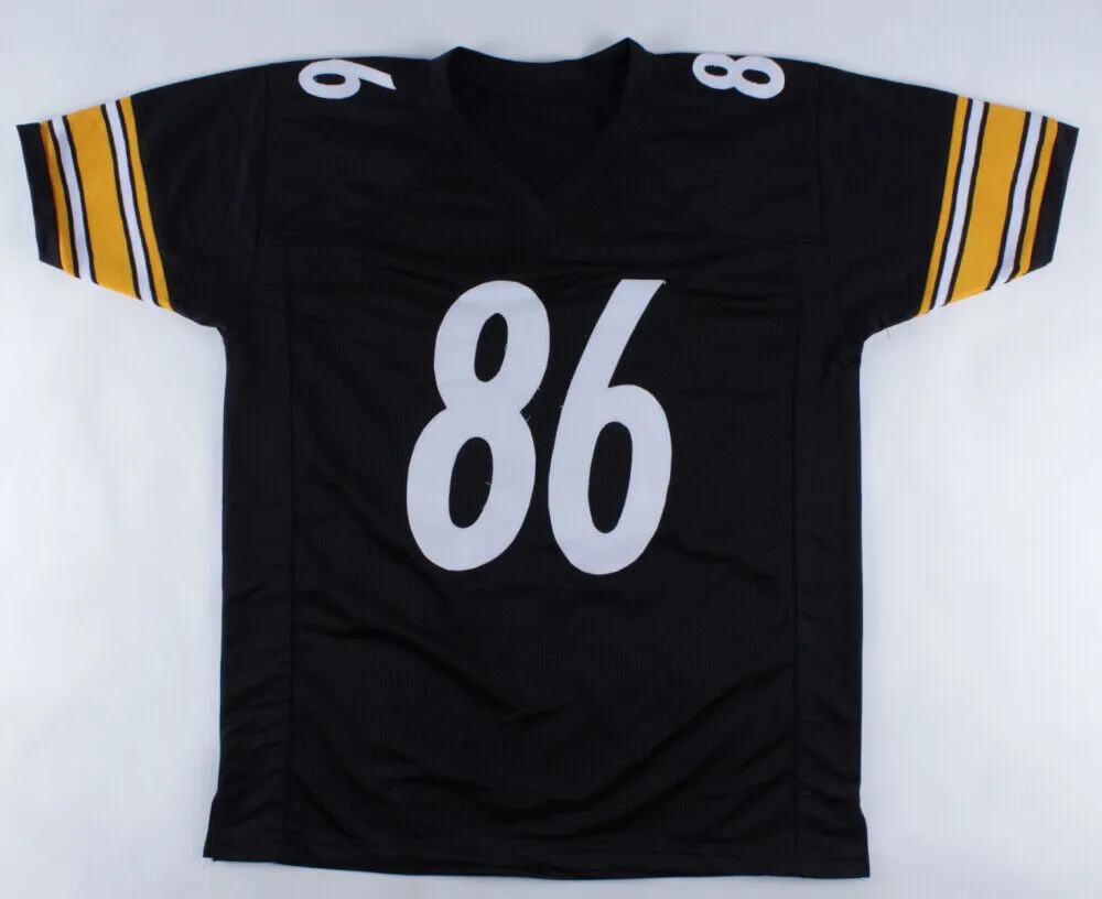 Hines Ward Signed Pittsburgh Steelers Jersey (Beckett COA)  2Super Bowl Champ