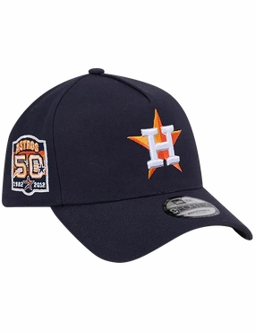 Houston Astros New Era MLB 50th Ann 9FORTY A-Frame Snapback Hat - Navy