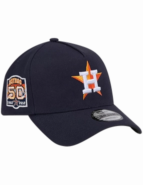 Houston Astros New Era MLB 50th Ann 9FORTY A-Frame Snapback Hat - Navy