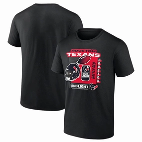 Houston Texans NFL Bud Light T-Shirt - Black