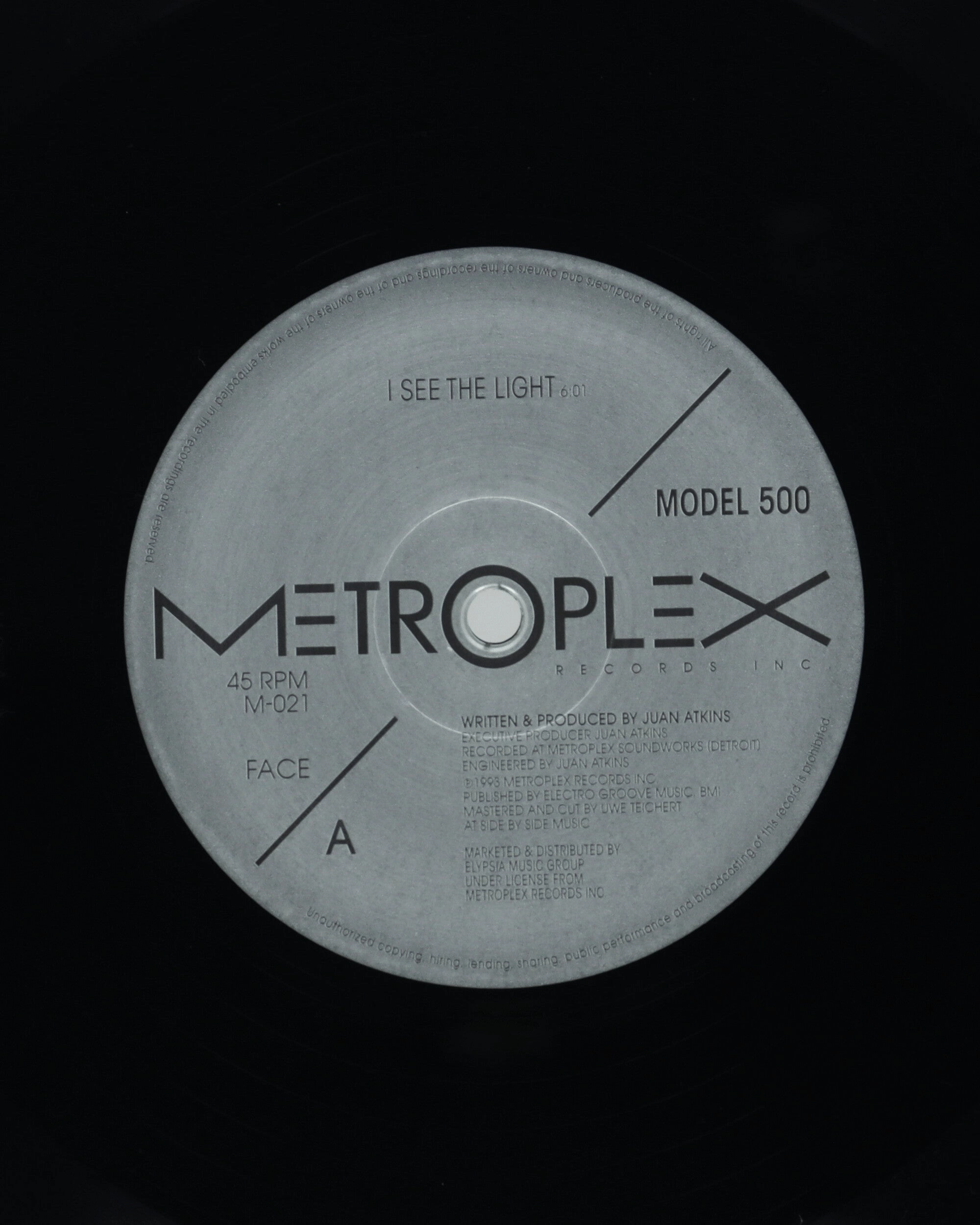 I See The Light / Pick Up The Flow (Remastered) - Model 500 Vinyl