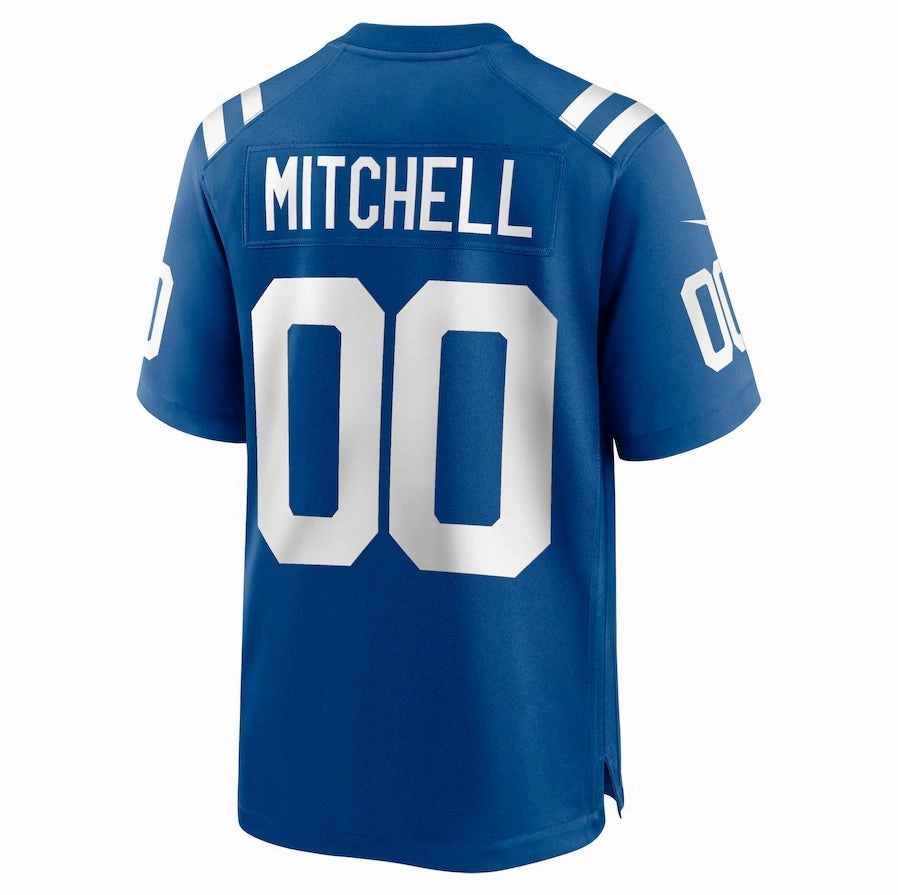 IN.Colts Adonai Mitchell 2024 Draft Player Game Jersey - Royal American Football Jerseys