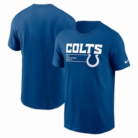 Indianapolis Colts NFL Nike Division Essential T-Shirt - Royal