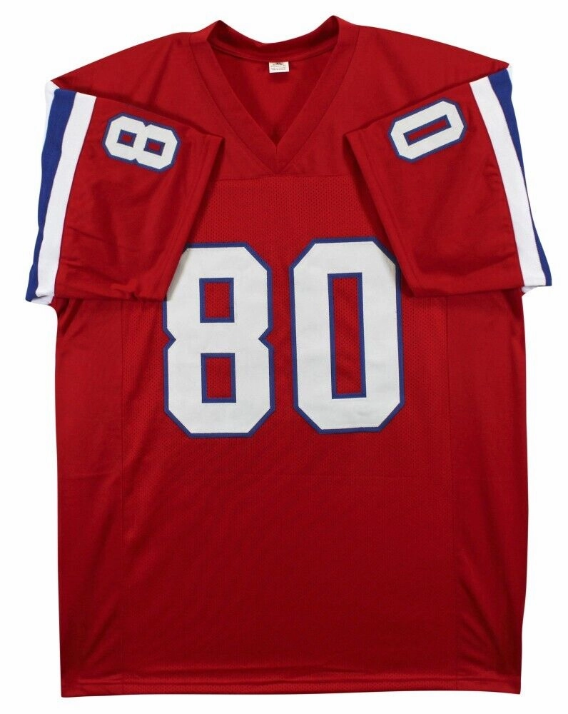 Irving Fryar Signed New England Patriots Jersey (Beckett) Super Bowl XX W.R