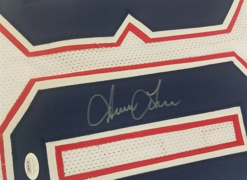 Irving Fryar Signed New England Patriots Jersey (JSA COA) Super Bowl XX W.R.