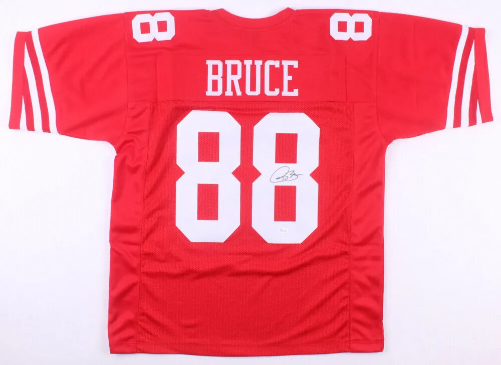 Isaac Bruce Signed San Francisco 49ers Jersey (JSA COA) 4xPro Bowl Wide Receiver