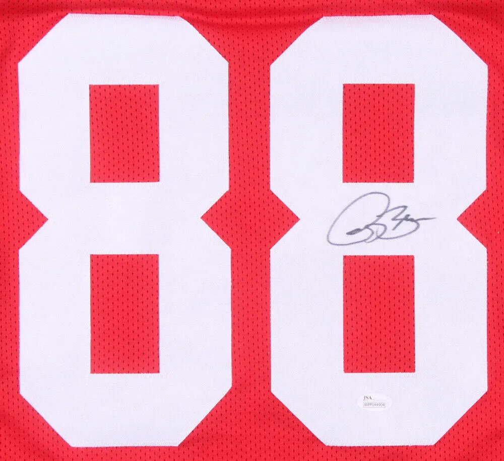 Isaac Bruce Signed San Francisco 49ers Jersey (JSA COA) 4xPro Bowl Wide Receiver