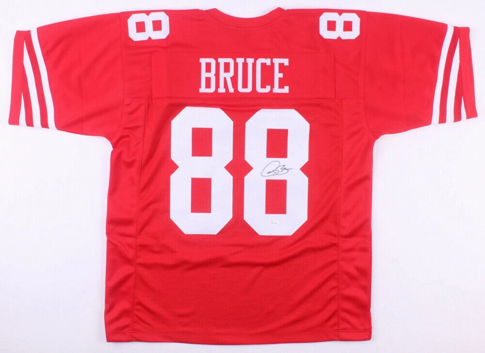 Isaac Bruce Signed San Francisco 49ers Jersey (JSA COA) 4xPro Bowl Wide Receiver