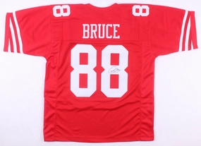 Isaac Bruce Signed San Francisco 49ers Jersey (JSA COA) 4xPro Bowl Wide Receiver