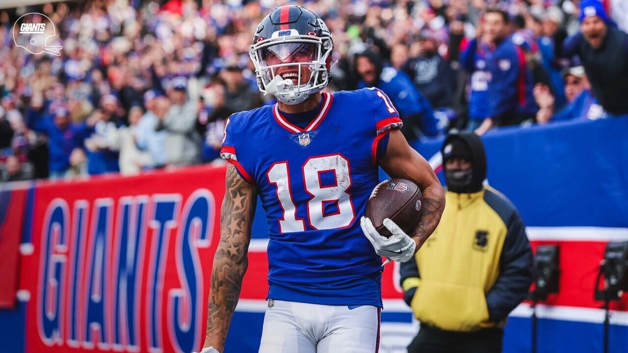 Isaiah Hodgins Signed New York Giants Jersey (Players Ink) 2020 Draft Pick WR