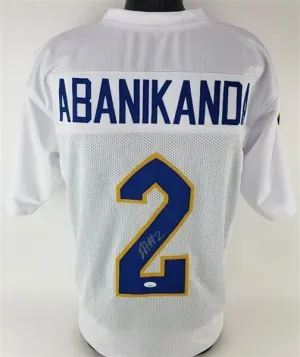 Israel Abanikanda Signed Pittsburgh Panthers Jersey (JSA COA) New York Jets R.B.