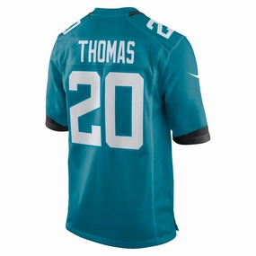 J.Jaguars #20 Daniel Thomas Teal Game Jersey Stitched American Football Jerseys