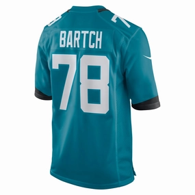J.Jaguars #78 Ben Bartch Teal Game Jersey Stitched American Football Jerseys