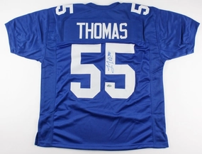 J. T. Thomas Signed New York Giants Jersey (First Class COA) Starting Linebacker