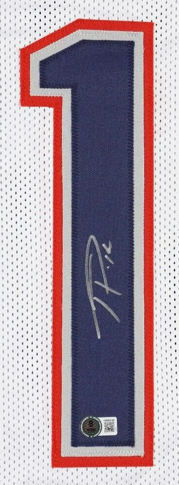 Ja Lynn Polk Signed New England Patriots Jersey (Beckett) Pats #2 2024 Pick WR